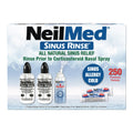 NeilMed Sinus Rinse Kit with 250 Premixed Packets