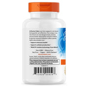 Doctor's Best High Absorption Chelated Iron, bottle packaging, unflavoured, 27mg, 120 tablets, barcode