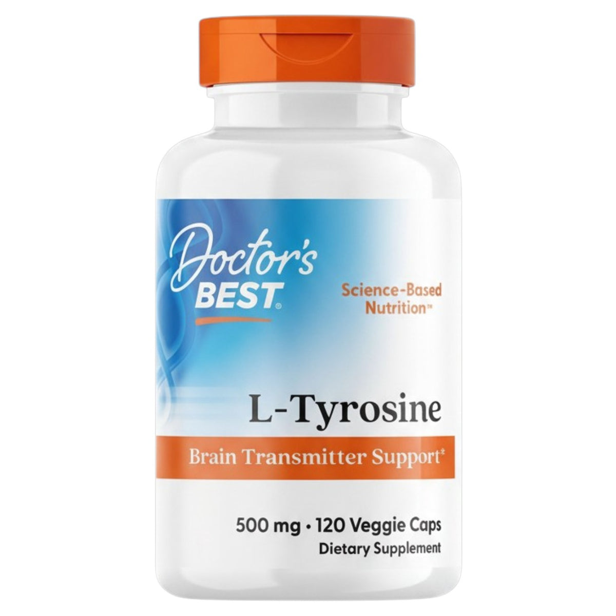 Doctor's Best L-Tyrosine 500mg 120 Veggie Capsules
