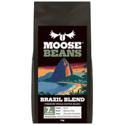 Moose Beans Brazil Blend whole coffee beans bag 1kg