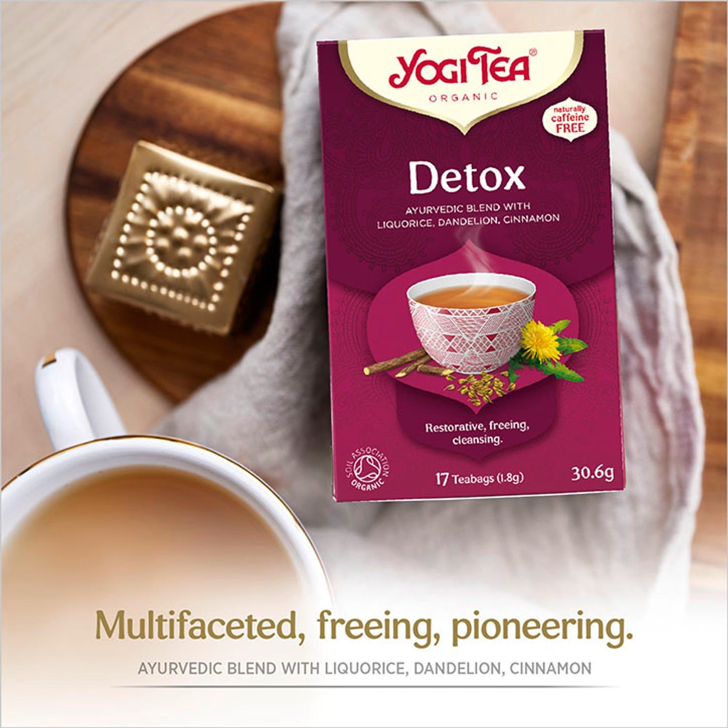 Yogi Tea Organic Detox Herbal Tea 17 Teabags 30.6g