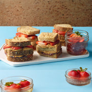 How to Use: Skippy strawberry stripe peanut butter and jelly sandwich spread jar 500g