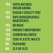 Faith In Nature Natural Hemp Vegan Bar Soap 6 × 100g cardboard product information