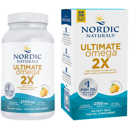 Nordic Naturals Ultimate Omega 2X - 2150mg Omega-3 Zitronen-Softgels