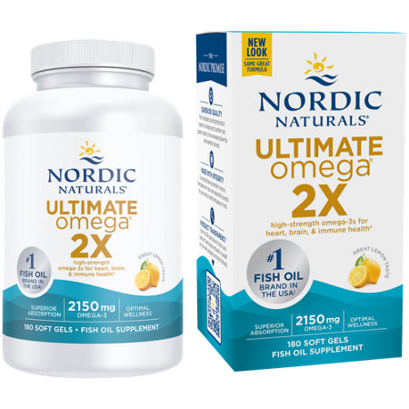 Nordic Naturals Ultimate Omega 2X - 2150mg Omega-3 Zitronen-Softgels