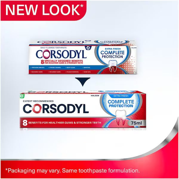 Corsodyl Daily Gum Care Complete Protection Toothpaste 75ml new look