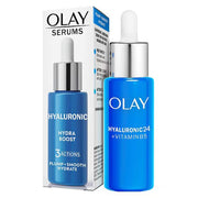 Olay Hyaluronic24 Vitamin B5 Hydra Boost Face Serum bottle & box 40ml