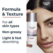 Eucerin Anti-Pigment Night Care with Thiamidol facial cream 50ml jar lifestyle use image