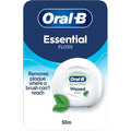 Oral-B Essential Waxed Mint Dental Floss 50m