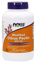 NOW Modified Citrus Pectin Veg Capsules - 800 mg per Serving - 180 Count