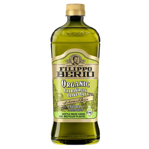 Filippo Berio Organic Extra Virgin Olive Oil 1.5L glass bottle