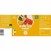 Trevissan Toasted Sesame Seeds ingredients label and barcode on food packaging 900g