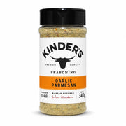 Kinder's Garlic Parmesan Seasoning dual-opening bottle 340g