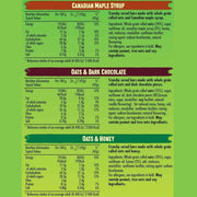 Nature Valley Crunchy Variety Pack Cereal Bars ingredient and nutrition information assorted flavours