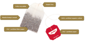 Yogi Tea Organic Ginger Lemon ingredients herbal tea 17 x 1.8g