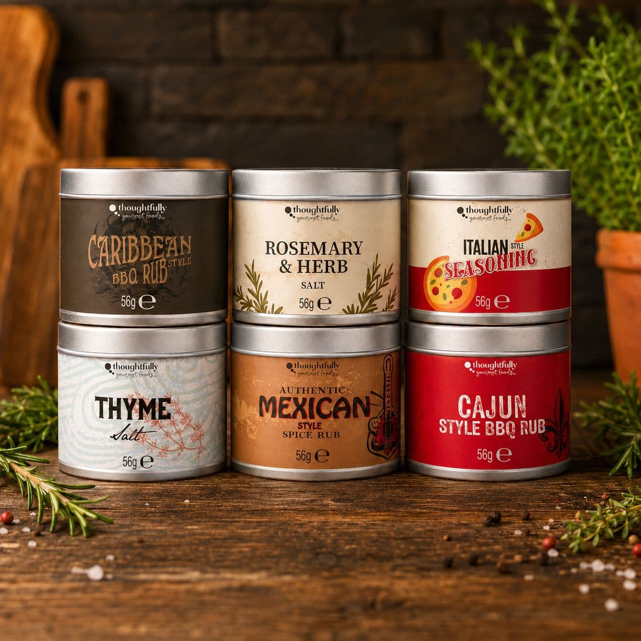 Thoughtfully Gourmet BBQ Rub Gift Set 