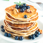 How to Use Image: Weider protein pancake mix preparation cooking pancakes vanilla 1kg