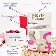 ProVen Probiotics for Women’s 17.5 Billion with Cranberry - 30 Capsules