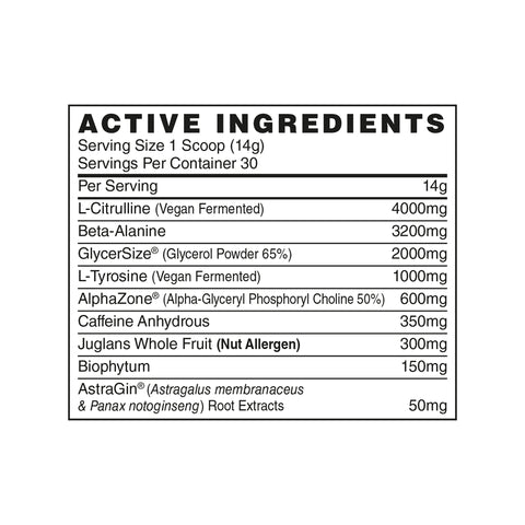 Naughty Boy Menace® Pre-Workout, Pineapple, 420g